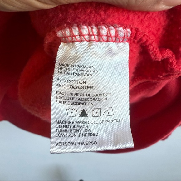 Women’s Dark Pink 'Groovy Babe' Oversized Retro Sweatshirt - Picture 5 of 6